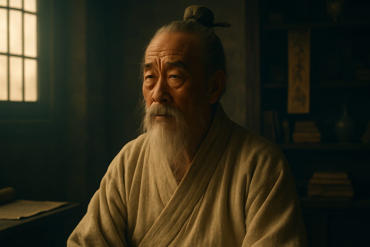An image of the philosopher Wu Hsin