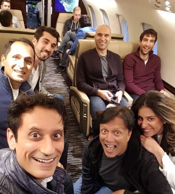 People on a jet without Wi-Fi. Still happy